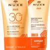 Discount Nuxe Duo lait solaire fondant haute protection SPF30 & shampoing douche après-soleil 100ml offert