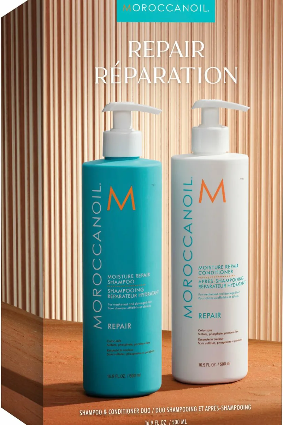 New Moroccanoil Duo shampoing & après-shampoing Réparation