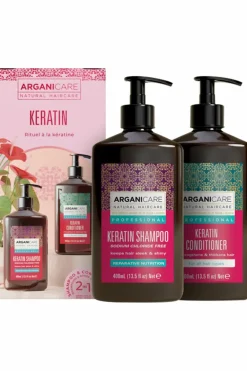 Best Arganicare Duo shampoing et après-shampoing réparateur à la kératine
