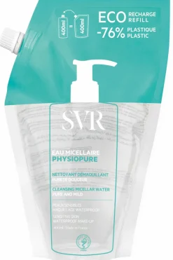 SVR Eau micellaire nettoyante démaquillante Physiopure rechargeable