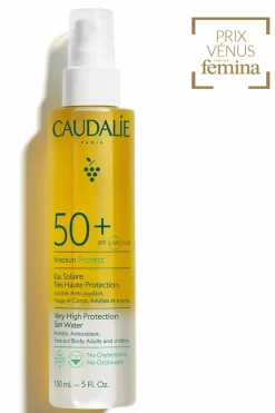 Outlet Caudalie Eau solaire très haute protection SPF50+ Vinosun