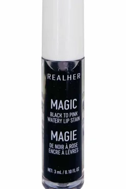 Clearance Realher Encre à lèvres magie de noir à rose