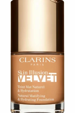 Outlet Clarins Fond de teint effet mat naturel & hydratation Skin Illusion Velvet