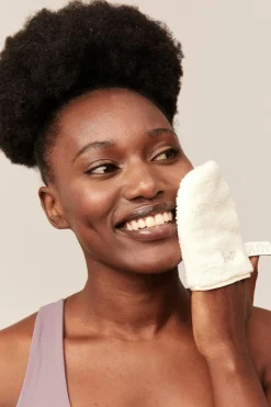 Sale GLOV Gant démaquillant et nettoyant à l’eau ivoire