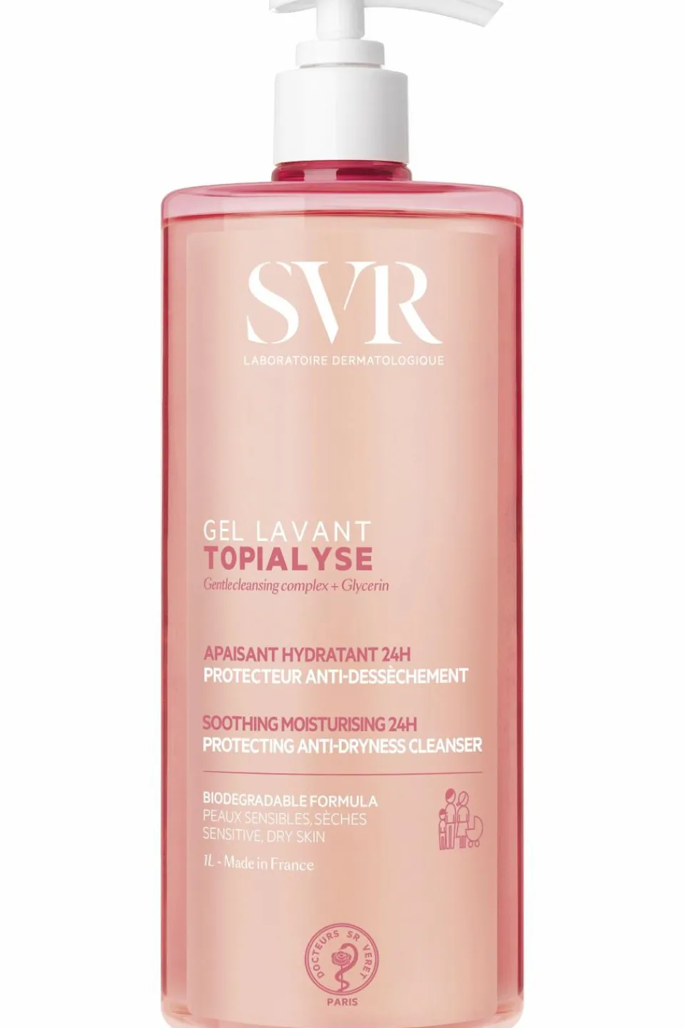 Best SVR Gel lavant corps doux anti-dessèchement sans savon Topialyse