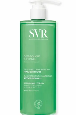 SVR Gel lavant déodorant fraîcheur intense Spirial Déo-Douche