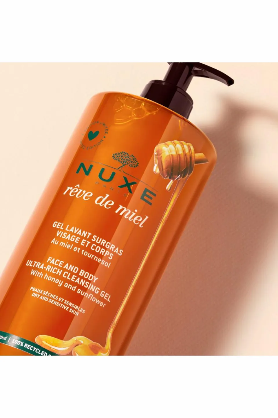 Discount Nuxe Gel lavant surgras visage et corps Rêve de Miel® rechargeable