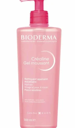 Hot Bioderma Gel moussant nettoyant apaisant micellaire Créaline