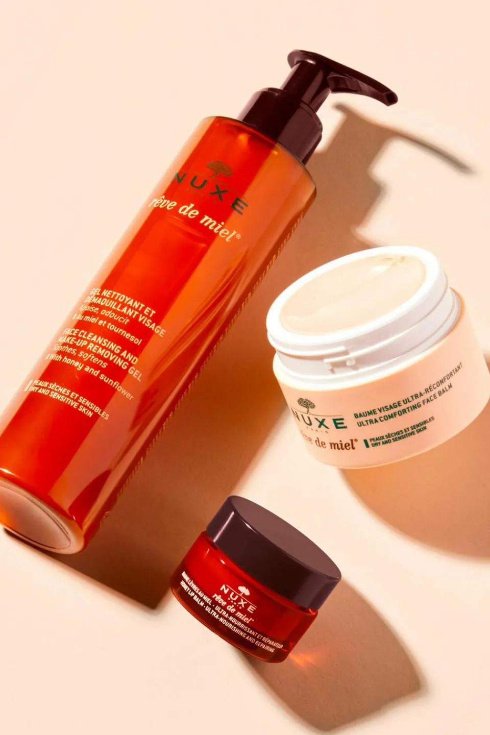 New Nuxe Gel nettoyant démaquillant visage Rêve de Miel®