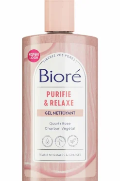 Best Bioré Gel nettoyant purifiant quartz rose et charbon