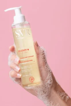 Outlet SVR Gel nettoyant visage & corps apaisant ultra-doux peaux irritées Cicavit+