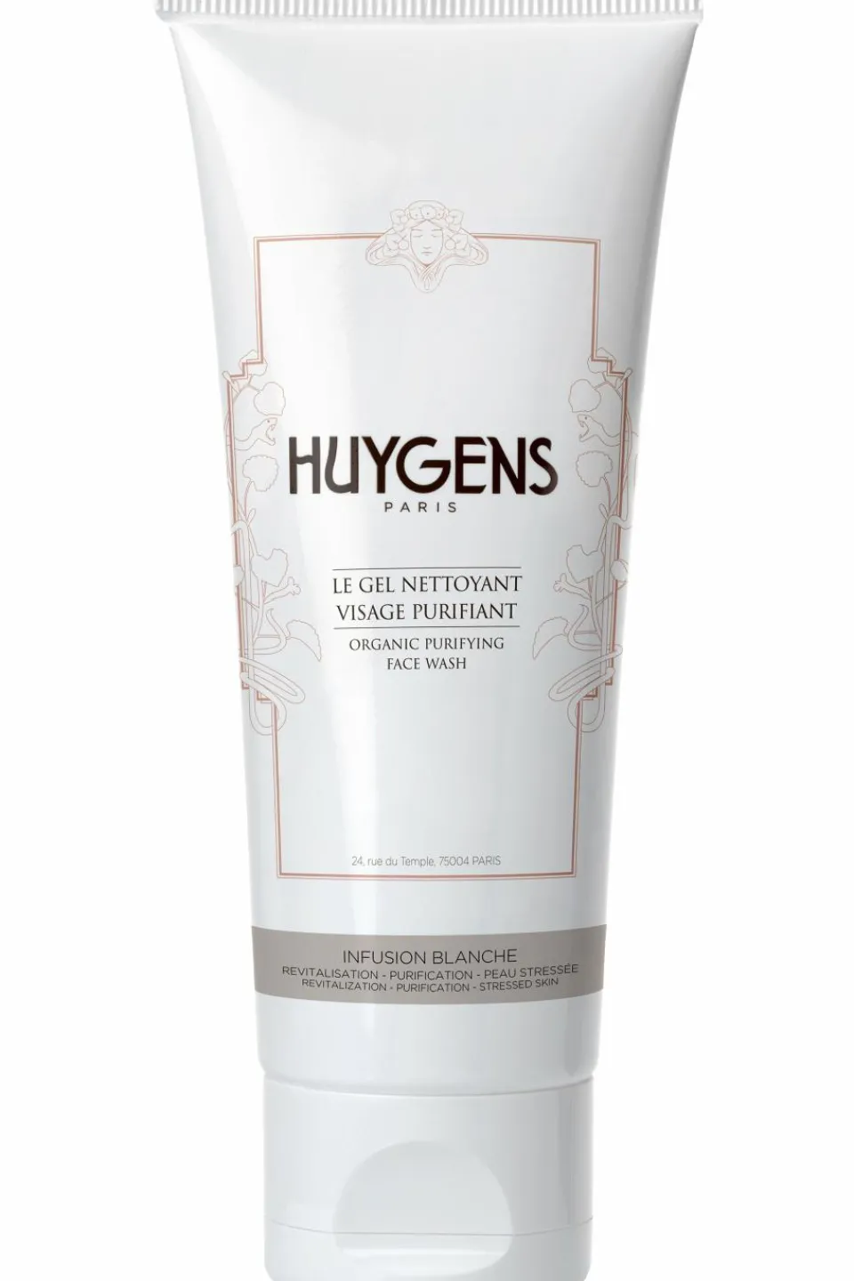 Huygens Gel nettoyant visage purifant Infusion Blanche