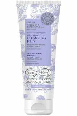 Natura Siberica Gelée nettoyante et démaquillante Bio apaisante à la Rhodiola Rosea
