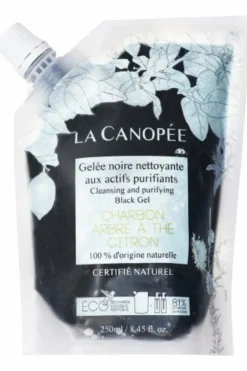 Outlet La Canopée Gelée noire nettoyante aux actifs purifiants rechargeable