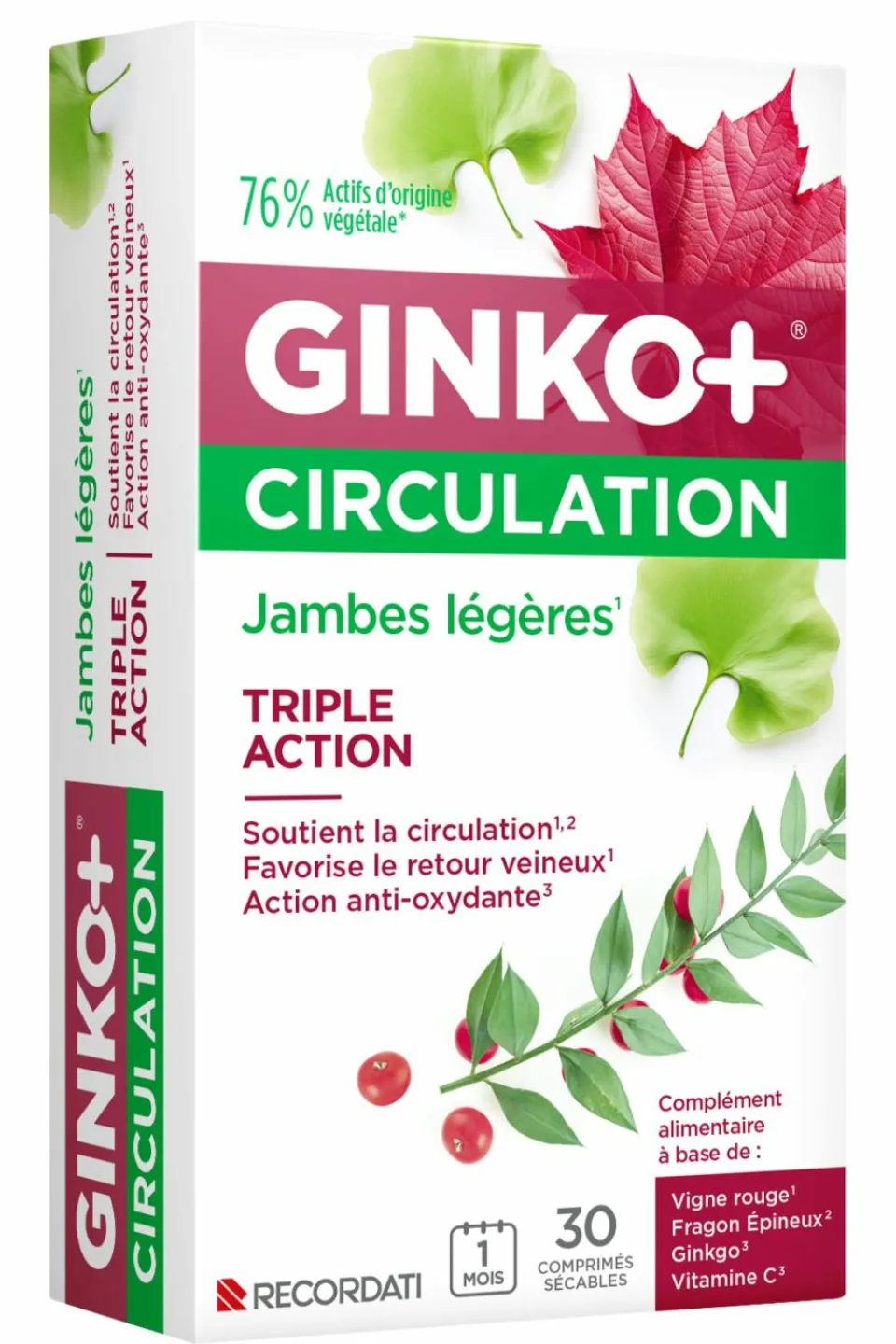 Sale GINKO+ Circulation GINKO + CIRCULATION Complément alimentaire circulation jambes légères