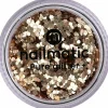New Nailmatic Grandes paillettes dorées visage, corps et ongles