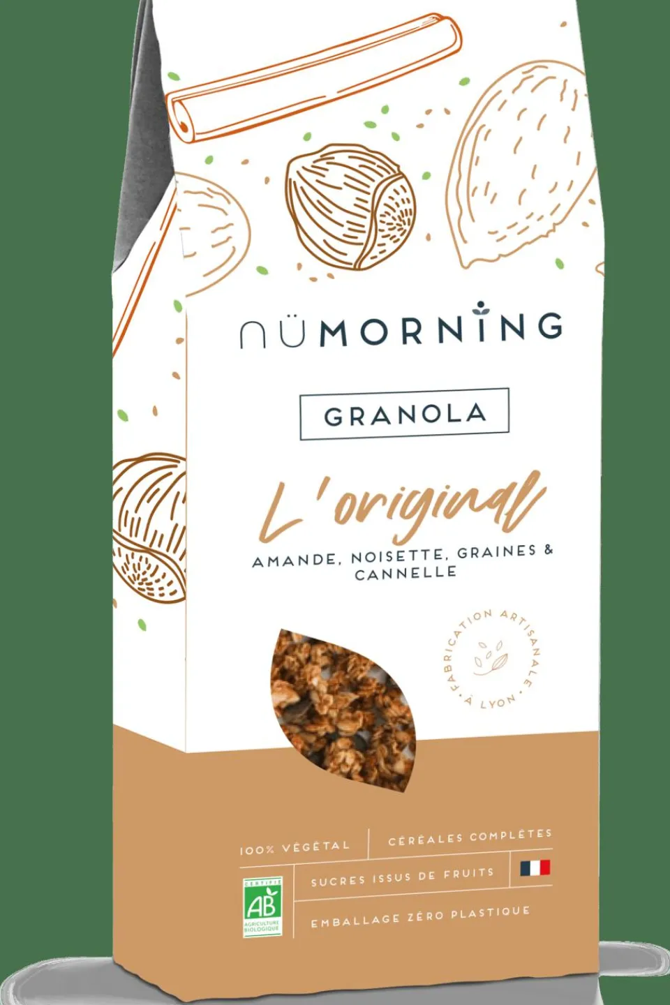 Online nüMorning Granola L’Original amande, noisette & cannelle