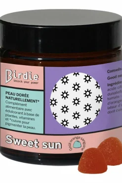 Clearance Birdie Gummies bronzage doré et durable Sweet Sun goût orange sanguine