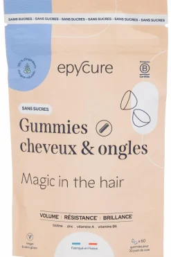 Sale Epycure Gummies cheveux & ongles sans sucre