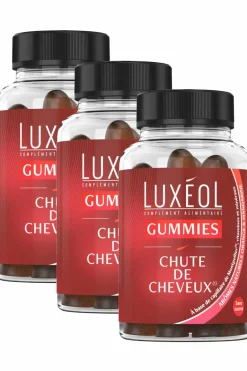 Hot Luxéol Gummies chute de cheveux
