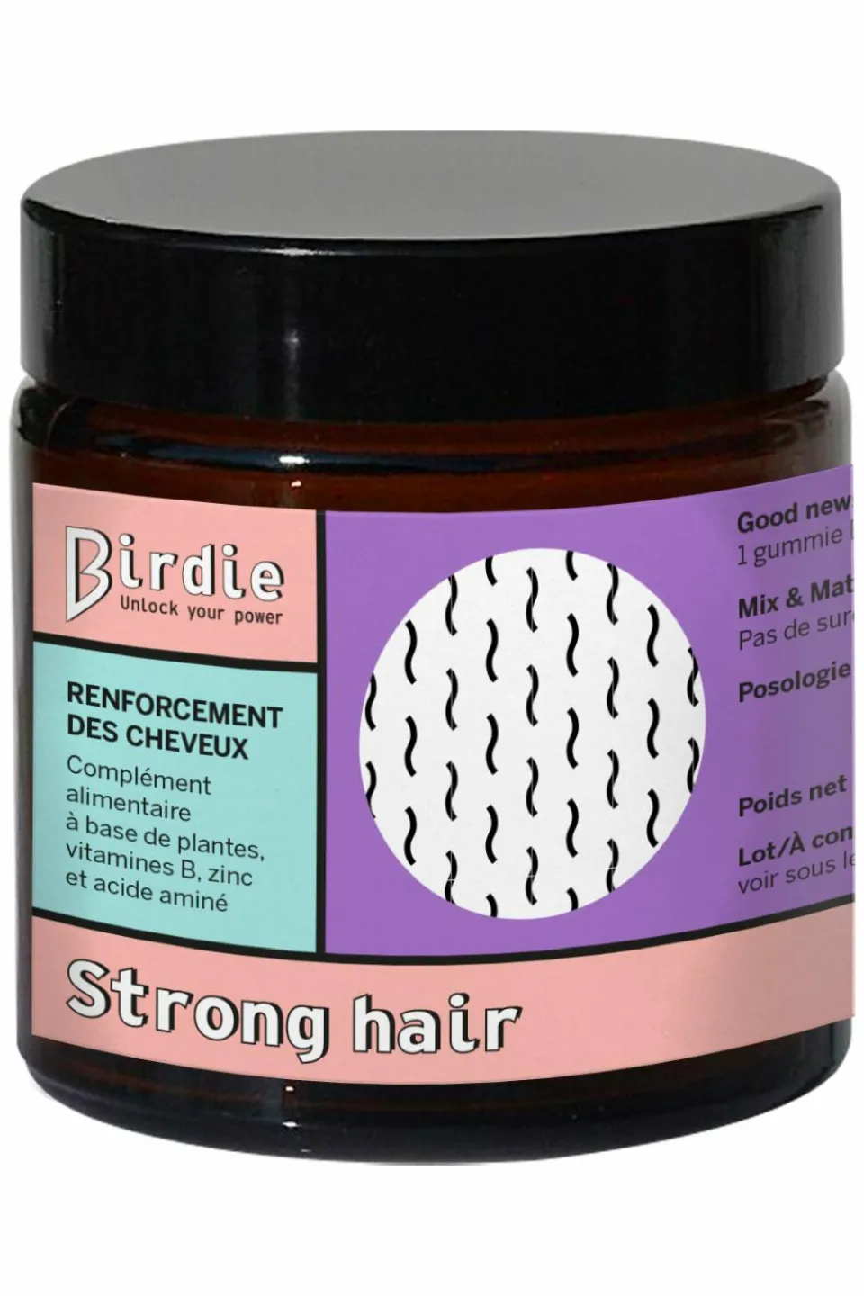 Outlet Birdie Gummies renforcement des cheveux Strong hair