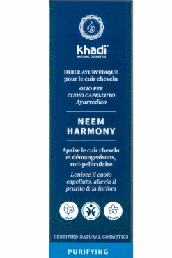 Hot KHADI Huile capillaire  purifiante Neem