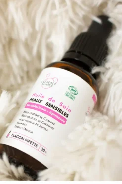 Clémence et Vivien Huile de soin apaisante pour peaux sensibles