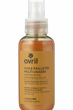 Discount Avril Huile pailletée multi-usages bio