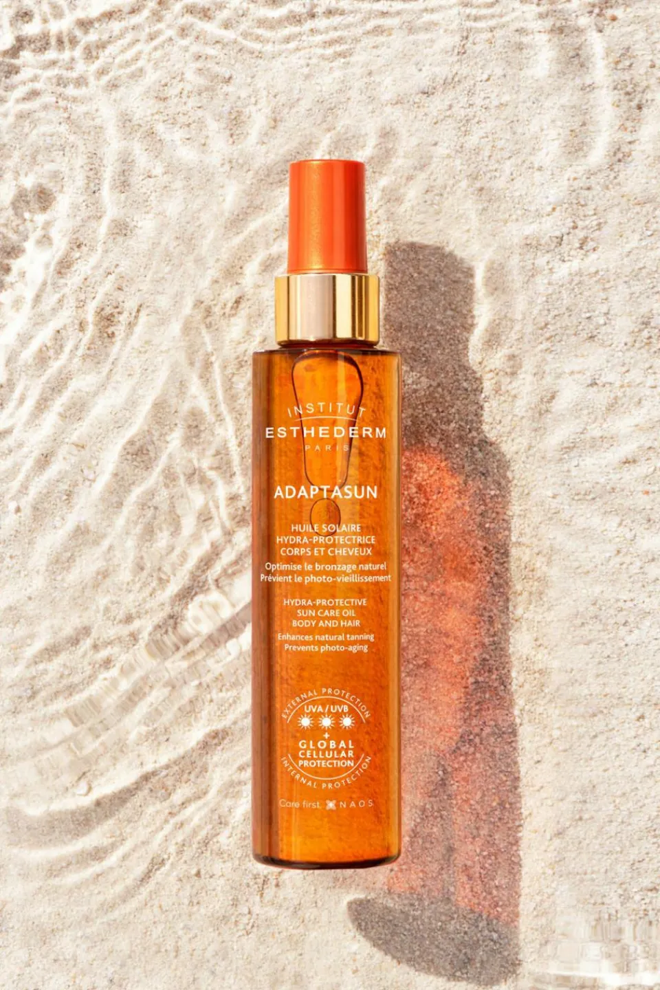 Discount Institut Esthederm Huile solaire corps et cheveux