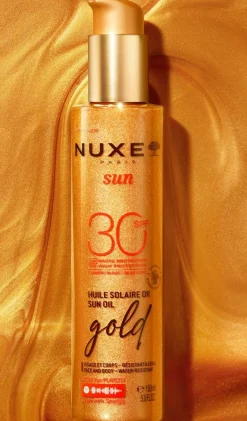 Hot Nuxe Huile solaire or haute protection SPF30 Sun