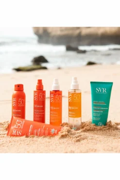 Hot SVR Huile solaire sèche biodégradable SPF50 Sun Secure