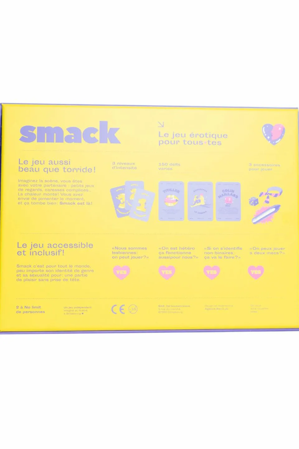 Online DÉBOUTONNÉES Jeu de cartes érotique Smack
