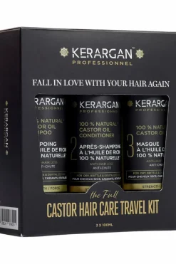 Kerargan Kit de voyage anti-chute à l’huile de ricin