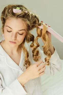 Outlet GLOV Kit d’outils pour boucler les cheveux sans chaleur Coolcurl™  rose