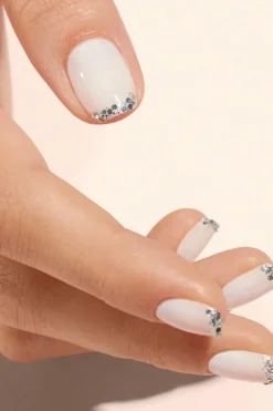 Sale Manucurist Kit duo de poudre à effet et paillettes + son pinceau applicateur paillettes Silver edition