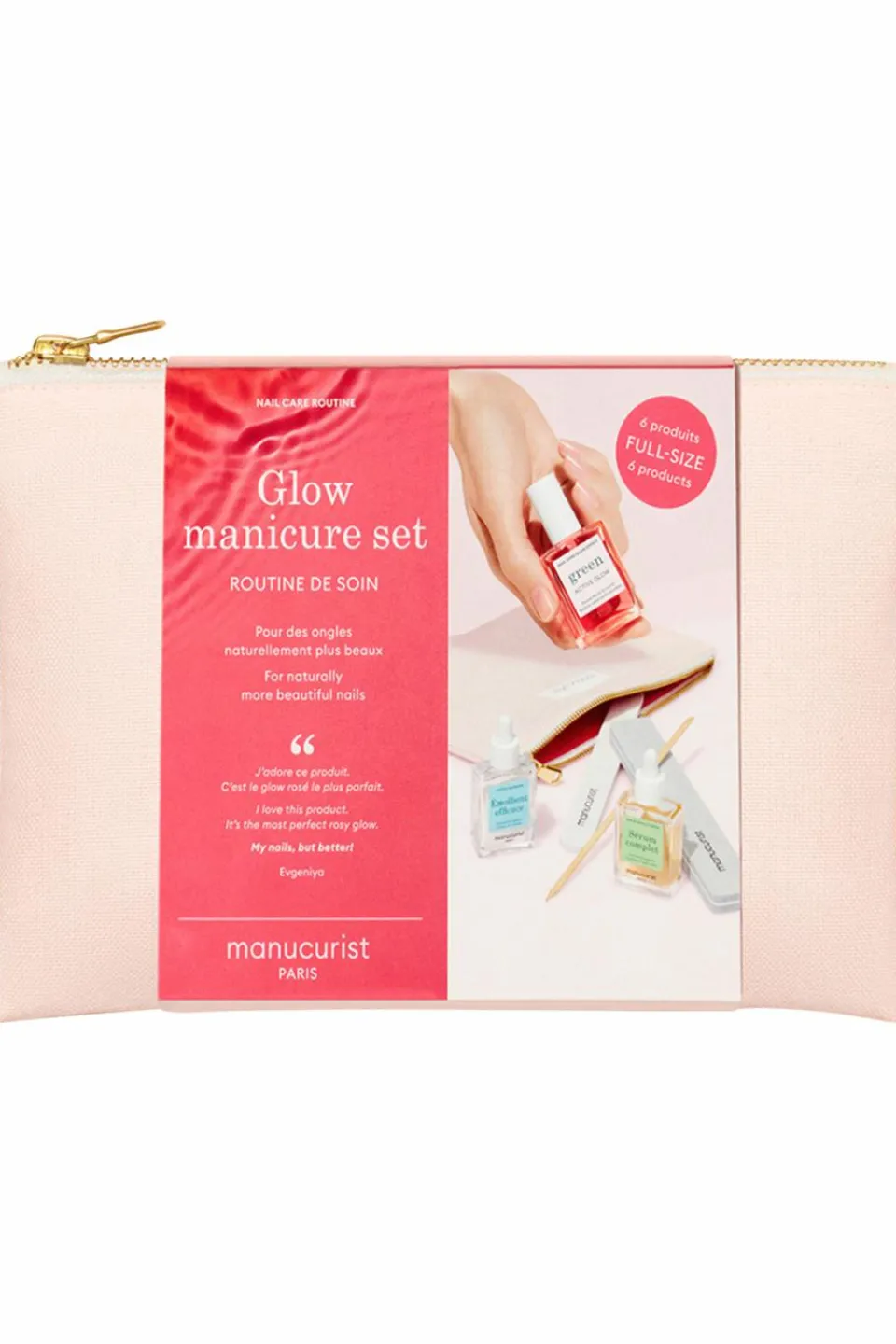 Best Manucurist Kit routine soins des ongles Glow Manucure Set
