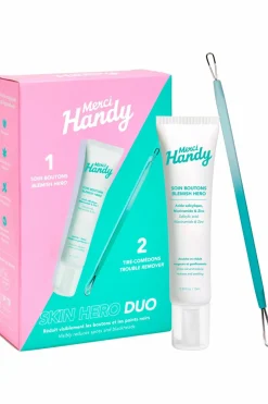 Sale Merci Handy Kit Skin Hero Duo soin boutons & tire-comédon