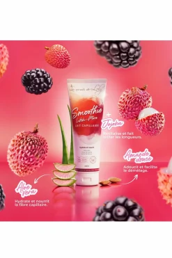 Clearance Les Secrets de Loly Lait capillaire hydratant smoothie Litchi Mûre