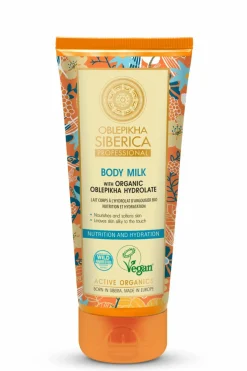 New Natura Siberica Lait corps hydratant à l’argousier