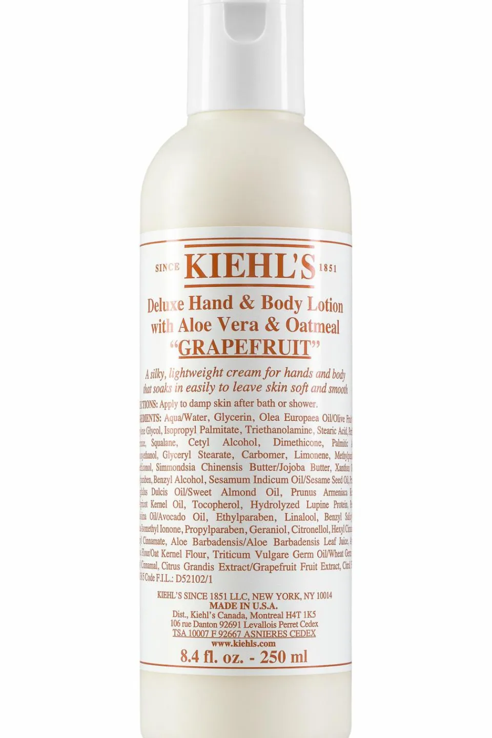 Outlet Kiehl's Lait pour le corps et les mains Hand and Body Lotion