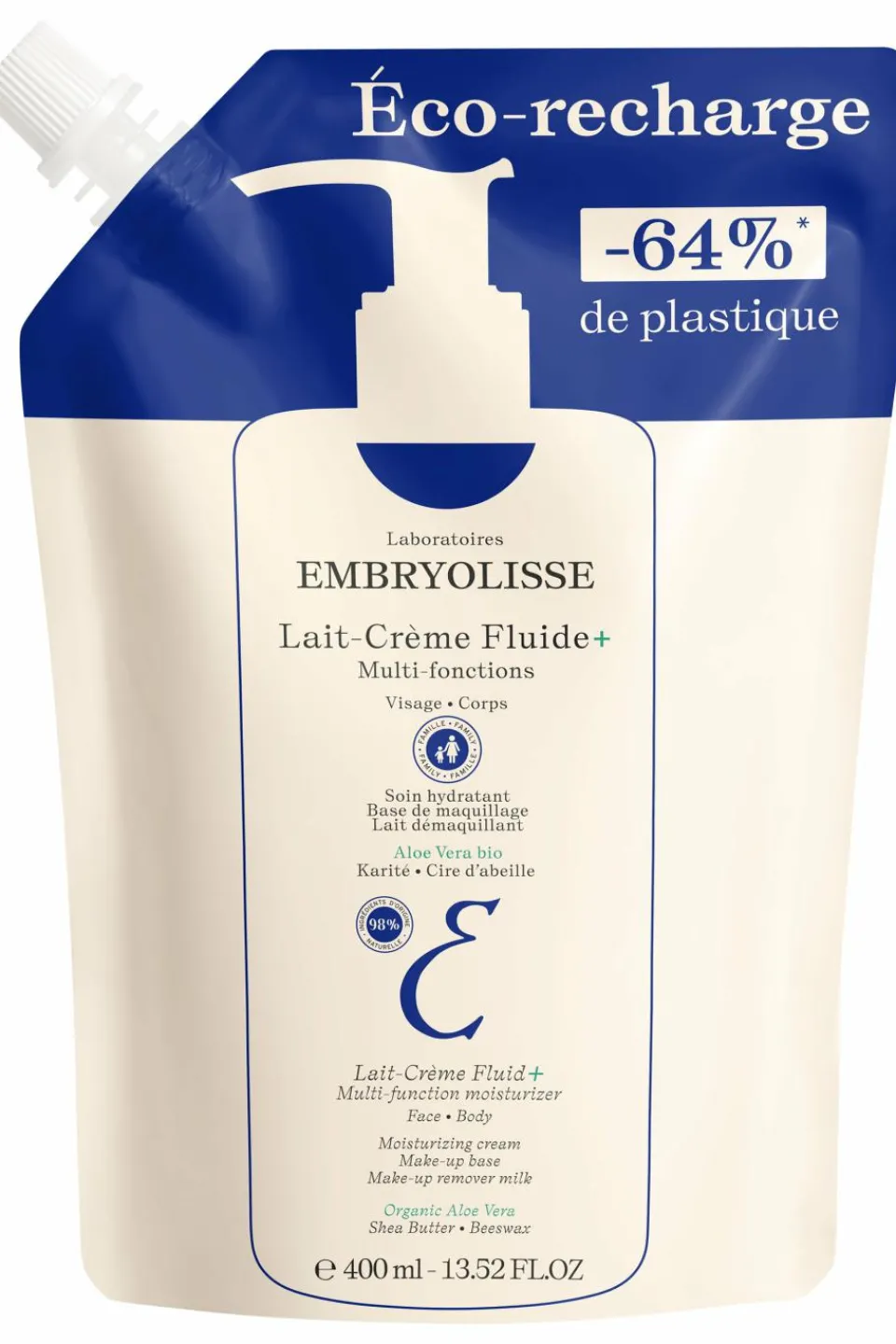 Online Embryolisse Lait-Crème Fluide+ visage & corps rechargeable