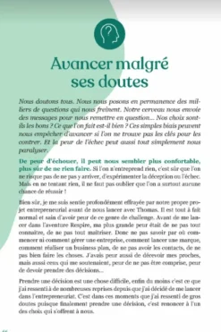 Sale Marabout Livre Rêver, oser, se dépasser de Justine Hutteau la fondatrice de Respire