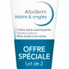 Sale Bioderma Lot de 2 crèmes mains et ongles réparatrice Atoderm