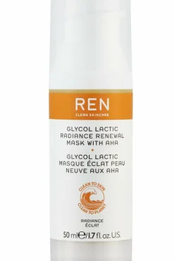 Hot REN Masque éclat peau neuve aux AHA Glycol Lactic