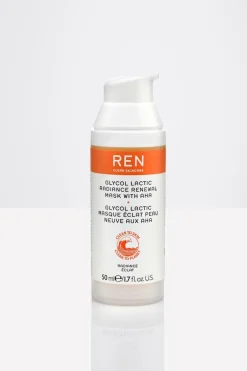 Hot REN Masque éclat peau neuve aux AHA Glycol Lactic