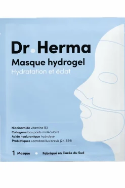 New DR HERMA Masque hydrogel hydratation et éclat