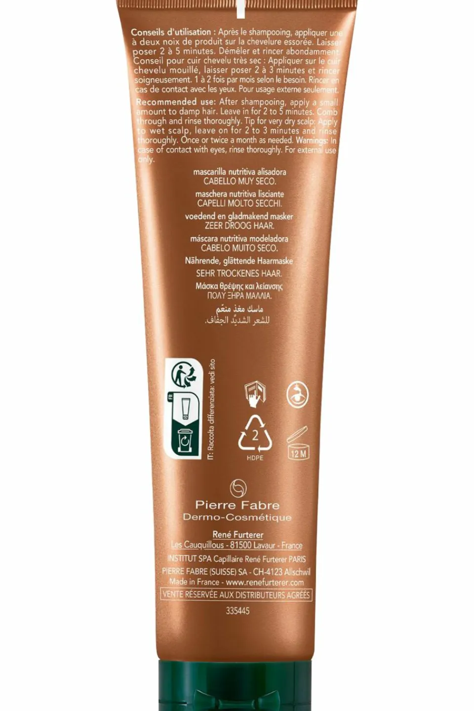 René Furterer Masque Nourissant lissant