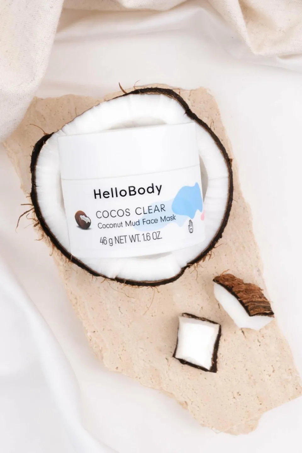 HelloBody Masque visage Cocos Clear