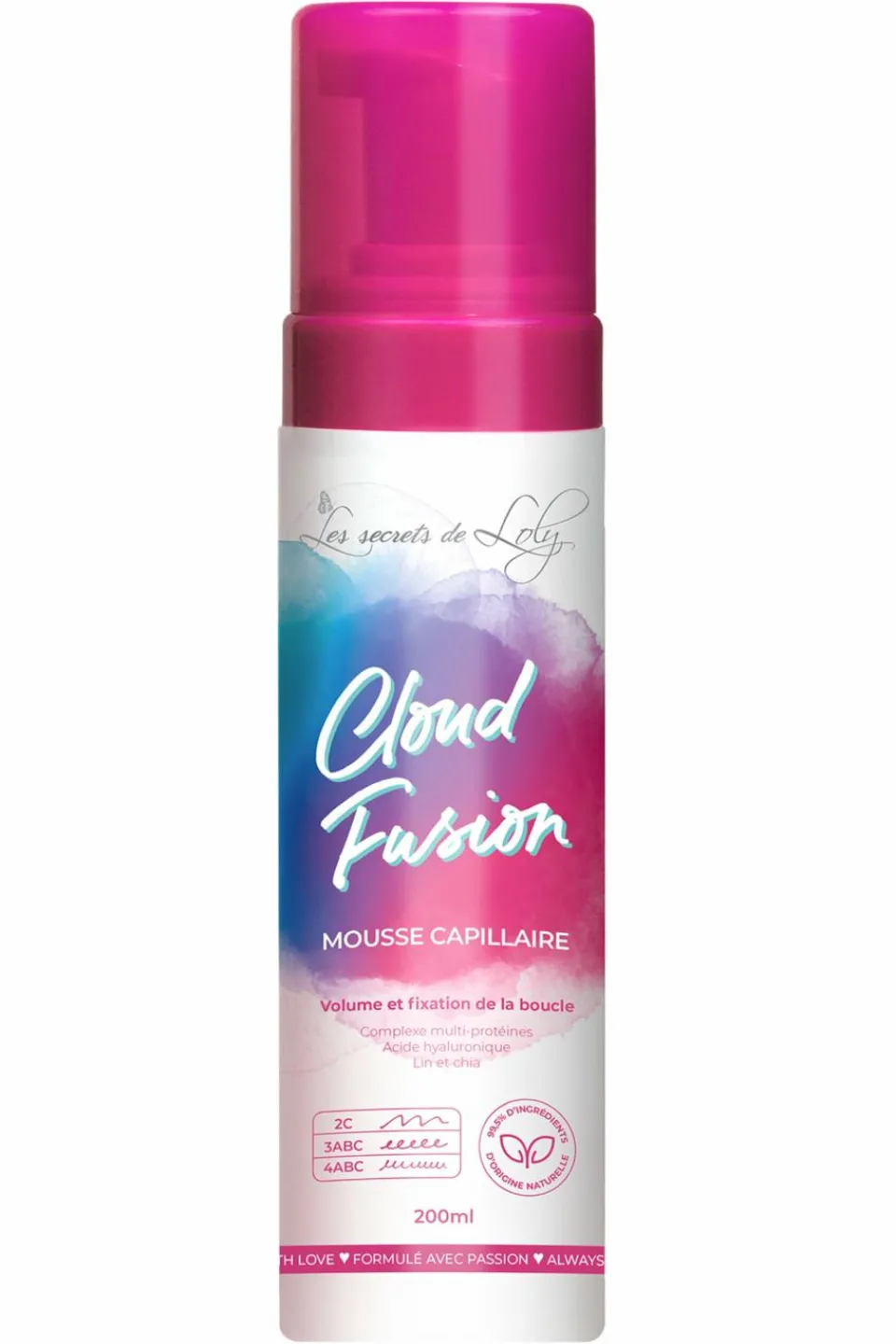 New Les Secrets de Loly Mousse pour cheveux bouclés Cloud Fusion