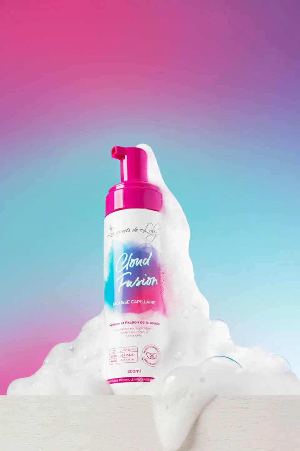 New Les Secrets de Loly Mousse pour cheveux bouclés Cloud Fusion